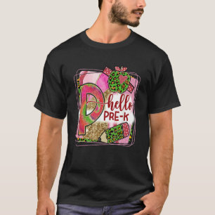 Hello Pre k Teacher Back to School  Girls Boys Kid T-Shirt