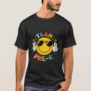 Hello Pre-K Teacher Student Team Pre-K Squad Girls T-Shirt
