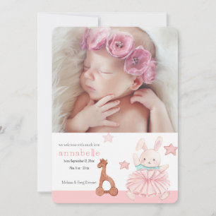 Hello Precious Photo Birth Announcement