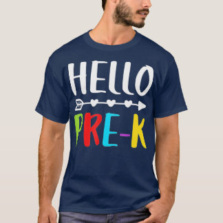 Hello PreK  Teacher Back To School  T-Shirt
