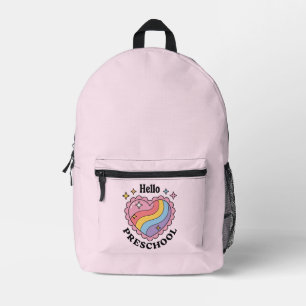 Hello Preschool Back to School Preschool Printed Backpack
