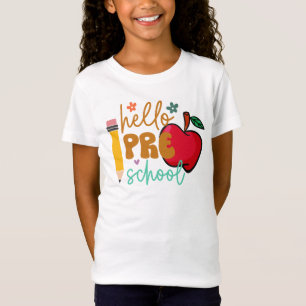 Hello Preschool First Day of School T-Shirt