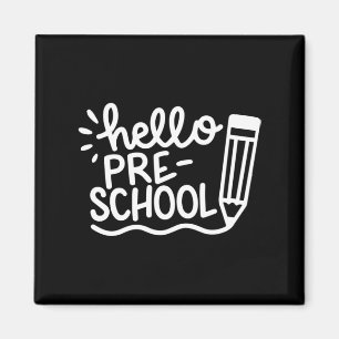 Hello Preschool Kids Back to School Outfits for Gi Magnet