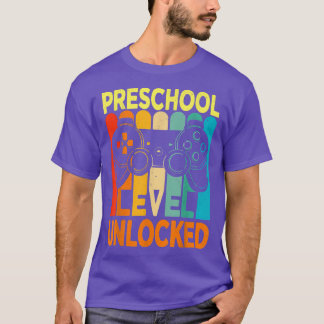 Hello Preschool Level Unlocked Video Game Back to  T-Shirt