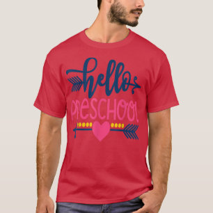 Hello Preschool Teacher Kids Back to School Pre-K T-Shirt