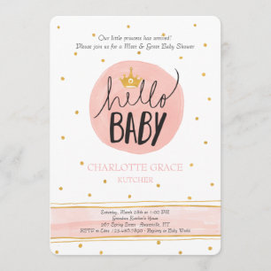 Hello Princess Meet and Greet Invitation