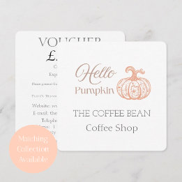 Hello Pumpkin Autumn Branding for Boutique Shop