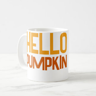hello pumpkin coffee mug