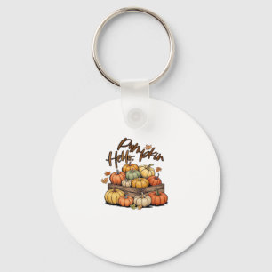 Hello, Pumpkin design Classic T-Shirt.png Key Ring