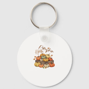 Hello, Pumpkin design Oversized T-Shirt.png Key Ring