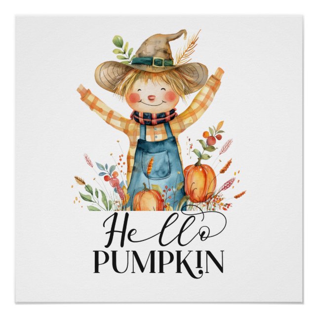 Hello Pumpkin-Digital Download Poster (Front)