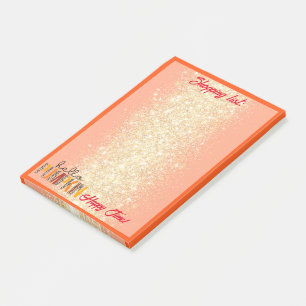 Hello Pumpkin Fall Autumn Customise Text and Colou Post-it Notes