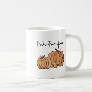 Hello Pumpkin Fall Halloween Graphic Coffee Mug