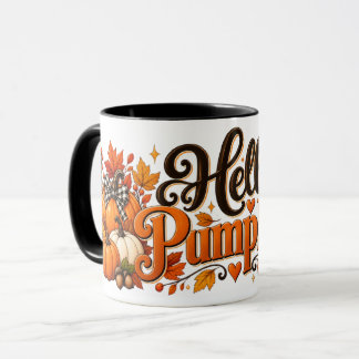 Hello Pumpkin Fall Mug 