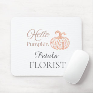 Hello Pumpkin Halloween Florist Business Branding Mouse Mat