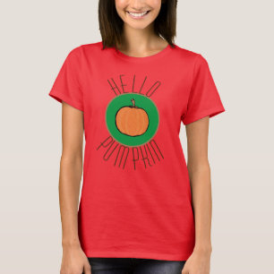 Hello pumpkin ladies t-shirt