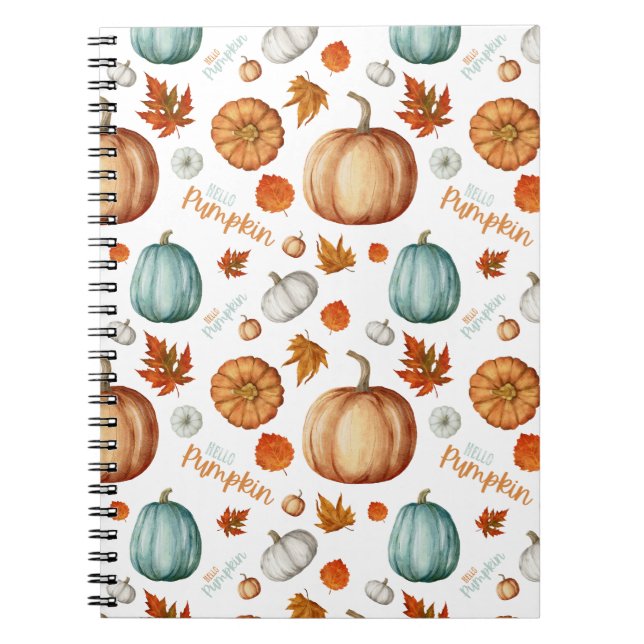 Hello Pumpkin  Notebook (Front)