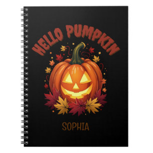 Hello Pumpkin Personalised Notebook