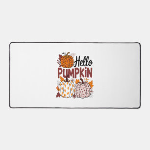 Hello Pumpkin Png, Fall Vibes Desk Mat