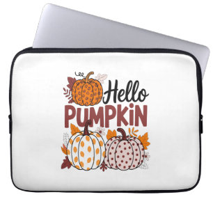 Hello Pumpkin Png, Fall Vibes Laptop Sleeve