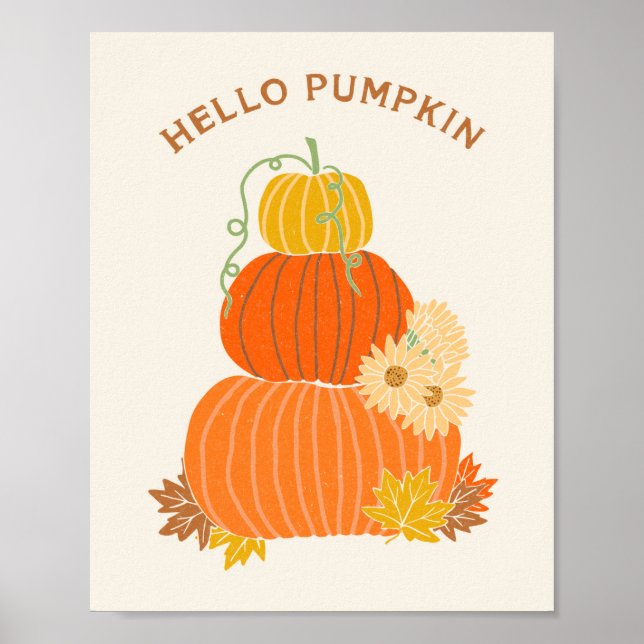 Hello Pumpkin Poster (Front)