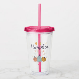 Hello Pumpkin Season Acrylic Tumbler
