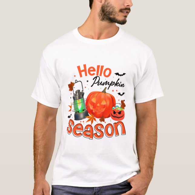 Hello Pumpkin Season T-Shirt (Front)