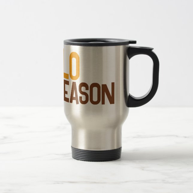 hello pumpkin season  travel mug (Right)