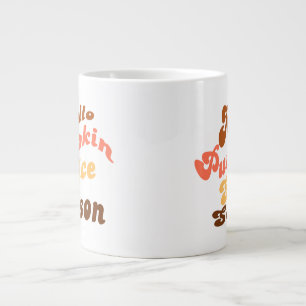 Hello Pumpkin Spice Season Large Coffee Mug