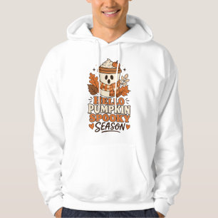 Hello Pumpkin Spooky Season Fall Coffee Hoodie