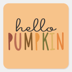 Hello Pumpkin Sticker