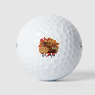 Hello Pumpkin Sublimation Golf Balls