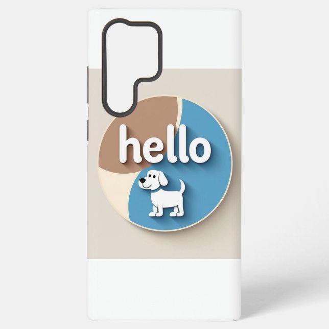 Hello Puppy Cute Cartoon Mobile Case (Back)