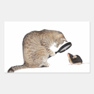 Hello?! Rectangular Sticker