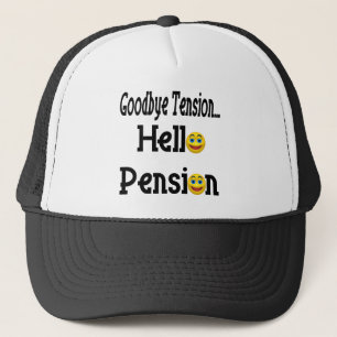 Hello Retirement Pension Trucker Hat