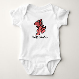 Hello-Saurus Dino Joy Baby Bodysuit