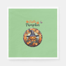 Hello Scary Hallowe'en Pumpkin