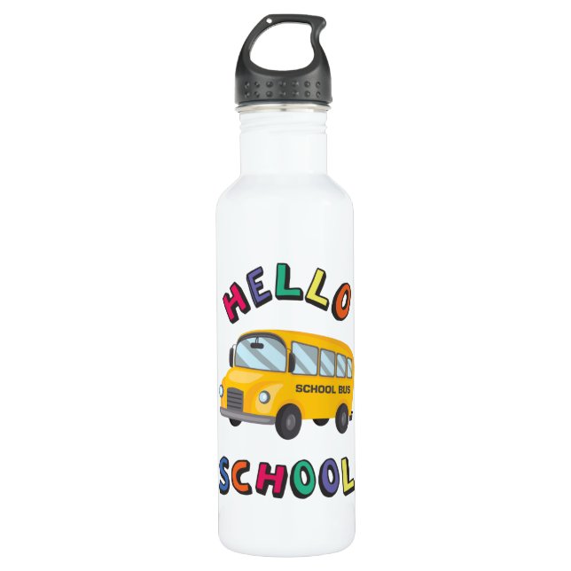 Hello School 710 Ml Water Bottle (Front)