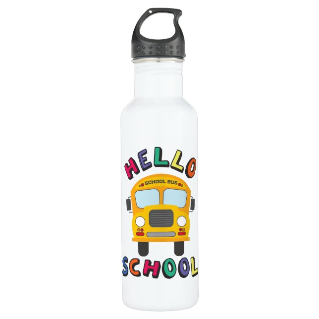 Hello School 710 Ml Water Bottle (Front)
