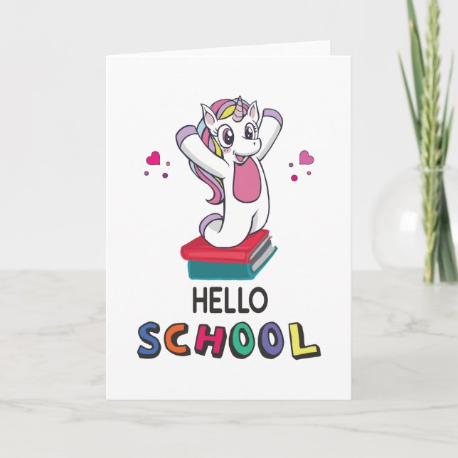 Hello School Card (Front)