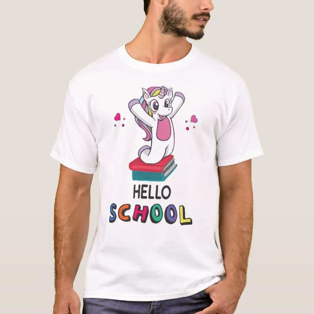 Hello School T-Shirt (Front)