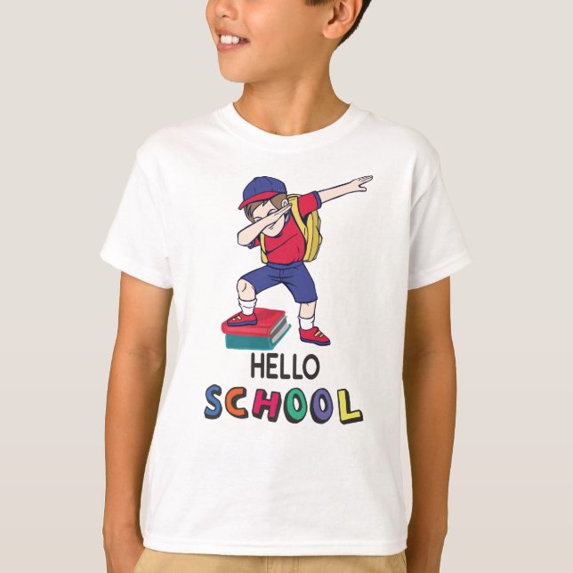 Hello School T-Shirt (Front)