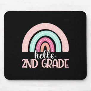 Hello Second Grade Back To School 2nd Grade Teache Mouse Mat