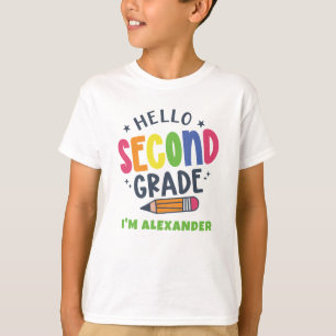 Hello second grade back to school T-Shirt