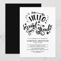 Hello Second Grade | Black First Grade Graduation