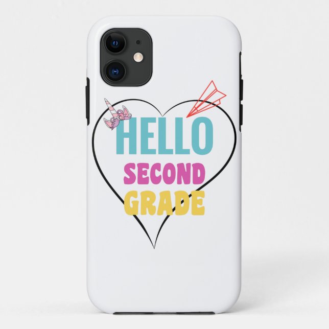 Hello Second Grade Case-Mate iPhone Case (Back)