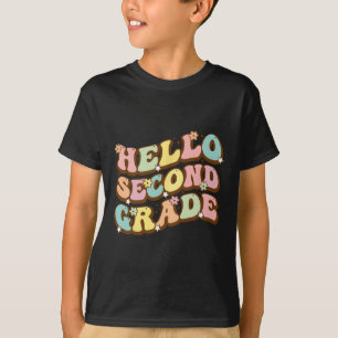 Hello Second Grade For Teachers Students T-Shirt