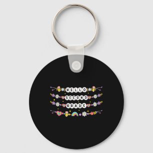Hello Second Grade Friendship Bracelets Back To Sc Key Ring