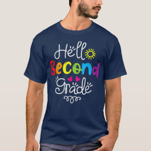 Hello Second Grade Fun 2nd Grade Back to School Gi T-Shirt
