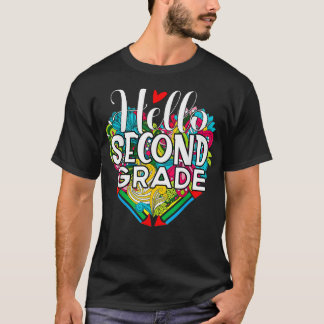 Hello Second Grade Funny Back To School 2nd Grade  T-Shirt